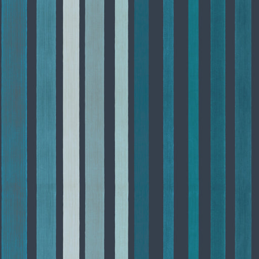 COLE & SON - CAROUSEL STRIPE- BLUE - Wallcovering by the Roll BLUE