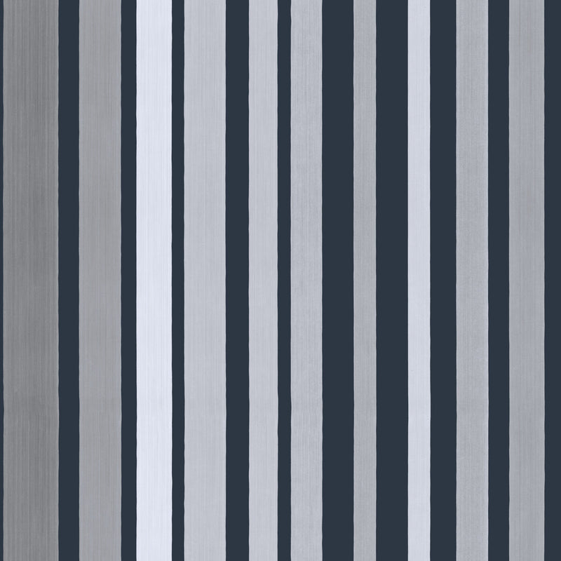 COLE & SON - CAROUSEL STRIPE- GREY - Wallcovering by the Roll GREY