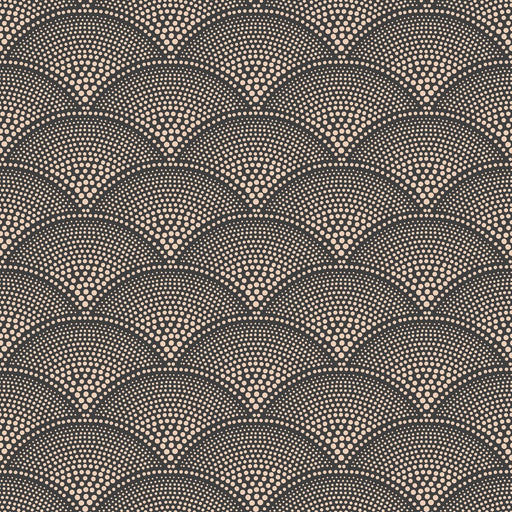 COLE & SON - FEATHER FAN- CHARCOAL/BRONZE - Wallcovering by the Roll CHARCOAL/BRONZE