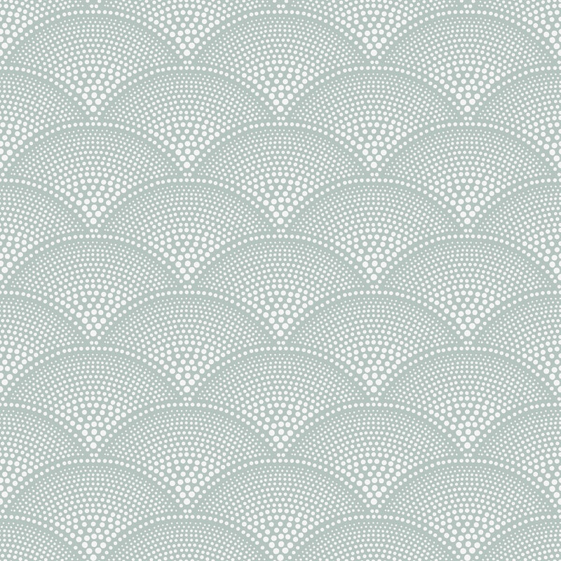 COLE & SON - FEATHER FAN- PRINT ROOM BLUE - Wallcovering by the Roll PRINT ROOM BLUE