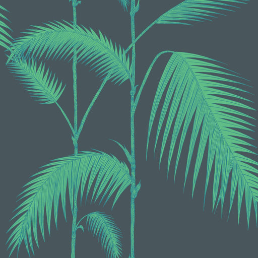 COLE & SON - PALM LEAVES- VIRIDIAN - Wallcovering by the Roll VIRIDIAN