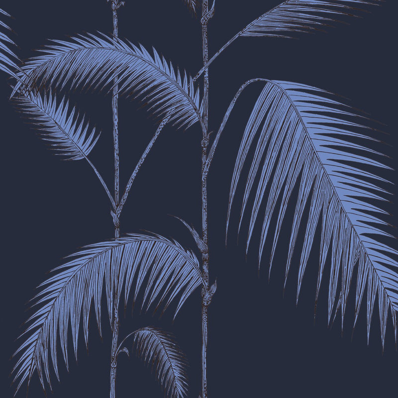 COLE & SON - PALM LEAVES- INK - Wallcovering by the Roll INK