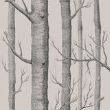COLE & SON - WOODS- LINEN/CHARCOAL - Wallcovering by the Roll