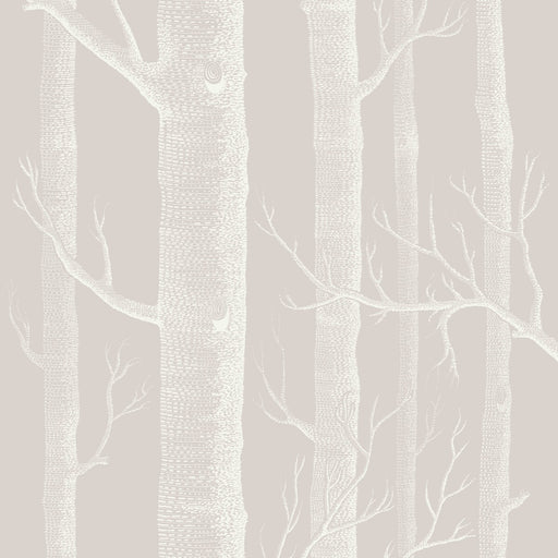 COLE & SON - WOODS- STONE/WHITE - Wallcovering by the Roll STONE/WHITE