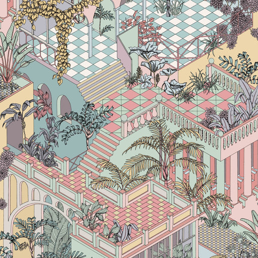 COLE & SON - MIAMI- PASTEL - Wallcovering by the Roll PASTEL