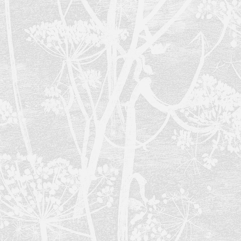 COLE & SON - COW PARSLEY- WHITE - Wallcovering by the Roll WHITE
