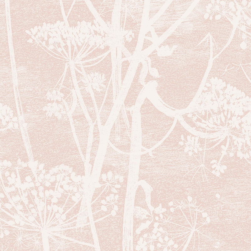 COLE & SON - COW PARSLEY- PLASTER PINK - Wallcovering by the Roll PLASTER PINK