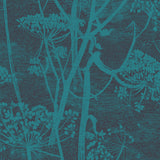 COLE & SON - COW PARSLEY- TEAL - Wallcovering by the Roll