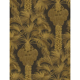 COLE & SON - HOLLYWOOD PALM- CHARCOAL & GOLD - Wallcovering by the Roll