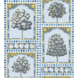 COLE & SON - SULTAN'S PALACE- CHINA BLUE & OCHRE - Wallcovering by the Roll