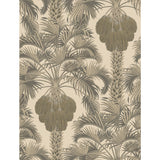 COLE & SON - HOLLYWOOD PALM- SILVER & CHARCOAL - Wallcovering by the Roll