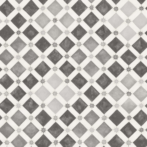COLE & SON - ZELLIGE- SOOT & SNOW - Wallcovering by the Roll SOOT & SNOW