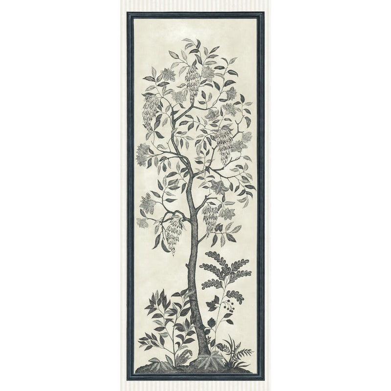 COLE & SON - TREES OF EDEN/ETERNITY- CHARCOAL & PARCHMENT - Wallcovering by the Roll CHARCOAL & PARCHMENT