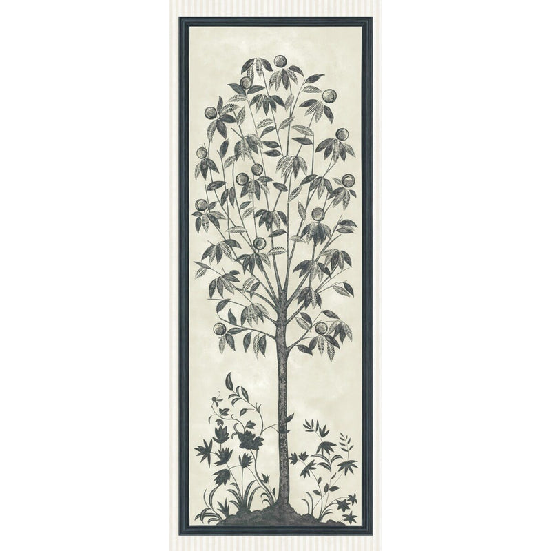 COLE & SON - TREES OF EDEN/LIFE- CHARCOAL & PARCHMENT - Wallcovering by the Roll CHARCOAL & PARCHMENT