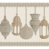 COLE & SON - FEZ- GILVER & PARCHMENT - Wallcovering by the Roll