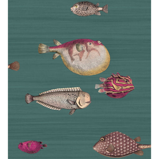 COLE & SON - ACQUARIO- VIRIDIAN - Wallcovering by the Roll VIRIDIAN