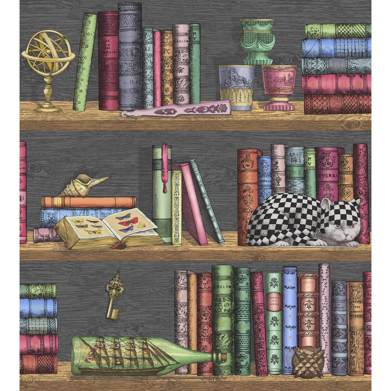 COLE & SON - LIBRERIA- RICH MULTI - Wallcovering by the Roll RICH MULTI