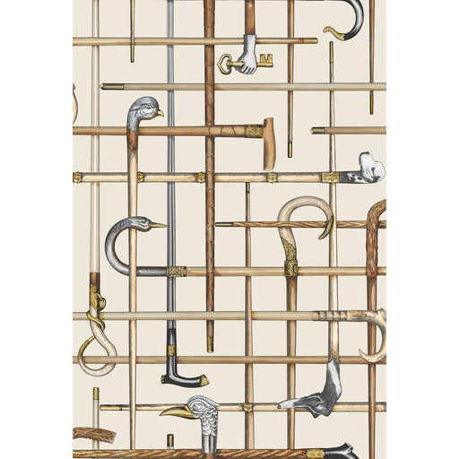 COLE & SON - BASTONI- CREAM - Wallcovering by the Roll CREAM