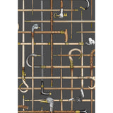 COLE & SON - BASTONI- CHARCOAL - Wallcovering by the Roll