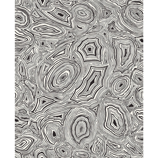 COLE & SON - MALACHITE- WHITE/BLACK - Wallcovering by the Roll WHITE/BLACK