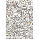 COLE & SON - MEDITERRANEA- WHITE/GILVER - Wallcovering by the Roll