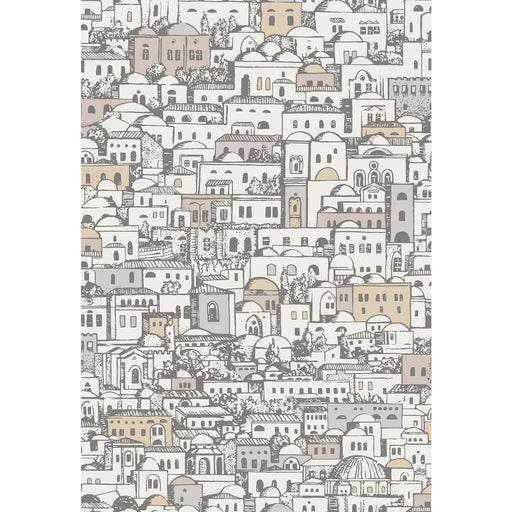 COLE & SON - MEDITERRANEA- WHITE/GILVER - Wallcovering by the Roll WHITE/GILVER