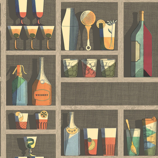 COLE & SON - COCKTAILS- MULTI - Wallcovering by the Roll MULTI