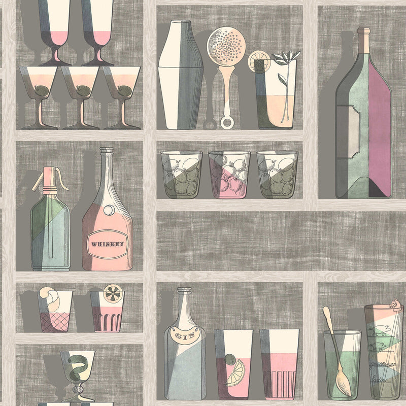 COLE & SON - COCKTAILS- PASTEL - Wallcovering by the Roll PASTEL