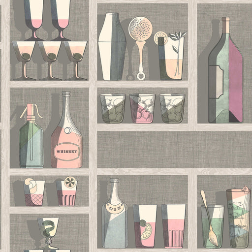 COLE & SON - COCKTAILS- PASTEL - Wallcovering by the Roll PASTEL