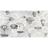 COLE & SON - MACCHINE VOLANTI- SOOT/SNOW - Wallcovering by the Piece