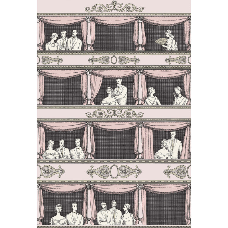 COLE & SON - TEATRO- BALLET SLIPPER - Wallcovering by the Roll BALLET SLIPPER