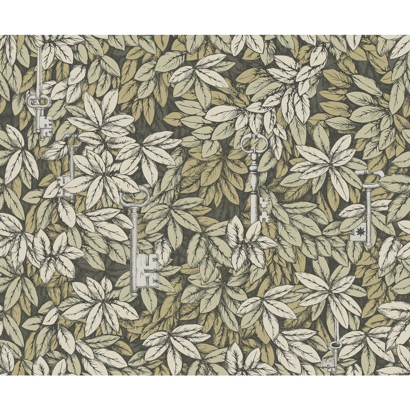 COLE & SON - CHIAVI SEGRETE- GILVER & GOLD - Wallcovering by the Roll GILVER & GOLD