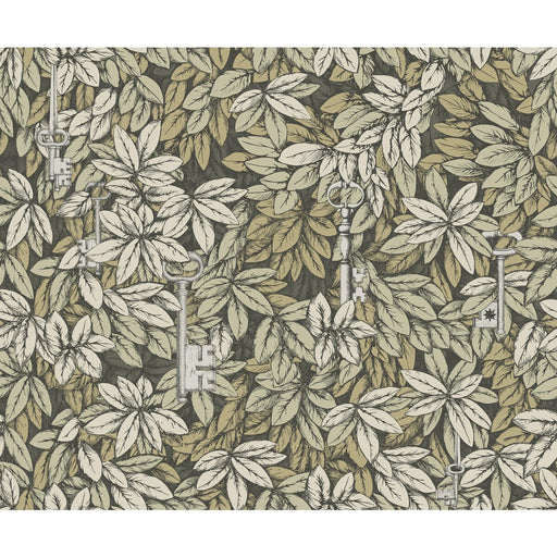 COLE & SON - CHIAVI SEGRETE- GILVER & GOLD - Wallcovering by the Roll GILVER & GOLD