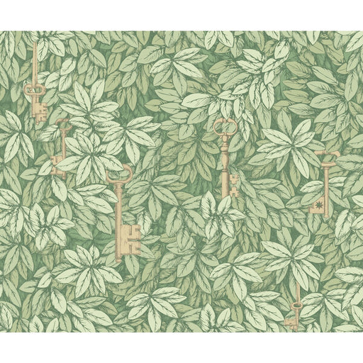 COLE & SON - CHIAVI SEGRETE- OLIVE - Wallcovering by the Roll OLIVE