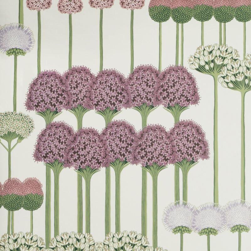 COLE & SON - ALLIUM- MULB/BLUSH/LILAC/WH - Wallcovering by the Roll MULB/BLUSH/LILAC/WH
