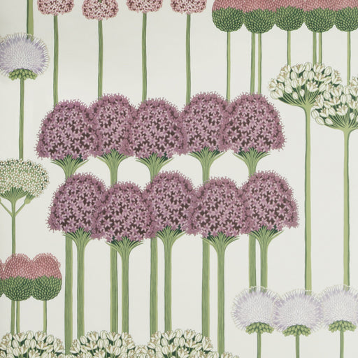 COLE & SON - ALLIUM- MULB/BLUSH/LILAC/WH - Wallcovering by the Roll MULB/BLUSH/LILAC/WH