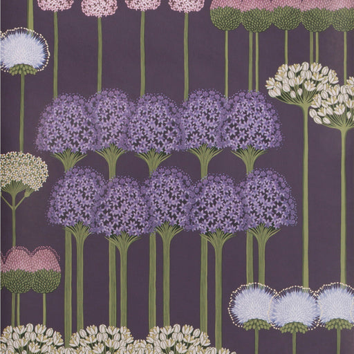 COLE & SON - ALLIUM- MULB/HEATHER/VIOLET - Wallcovering by the Roll MULB/HEATHER/VIOLET
