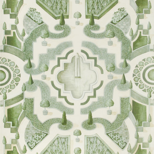 COLE & SON - TOPIARY- LEAF GREEN - Wallcovering by the Roll LEAF GREEN