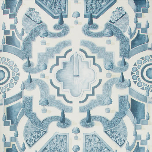 COLE & SON - TOPIARY- CHINA BLUE - Wallcovering by the Roll CHINA BLUE