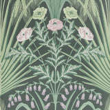 COLE & SON - BLUEBELL- SAGE ON CHARCOAL - Wallcovering by the Roll