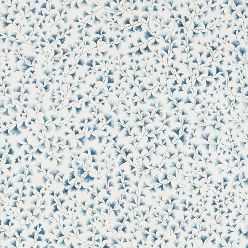 COLE & SON - MAIDENHAIR- CHINA BLUE - Wallcovering by the Roll CHINA BLUE