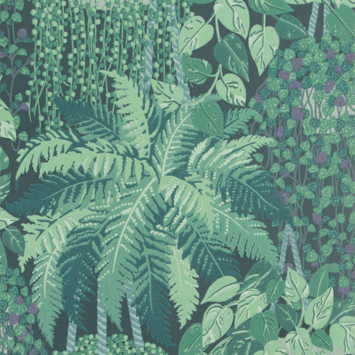 COLE & SON - FERN- VIRIDIAN AND TEAL - Wallcovering by the Roll VIRIDIAN AND TEAL