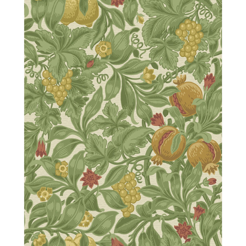 COLE & SON - VINES OF POMONA- OCHR/OLIV - Wallcovering by the Roll OCHR/OLIV