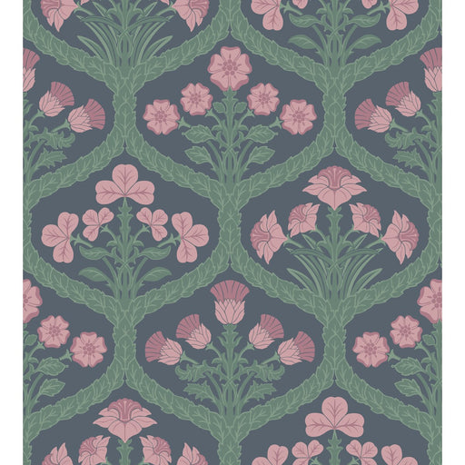 COLE & SON - FLORAL KINGDOM- ROSE/FORES - Wallcovering by the Roll ROSE/FORES