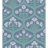 COLE & SON - FLORAL KINGDOM- LILAC/TEAL - Wallcovering by the Roll