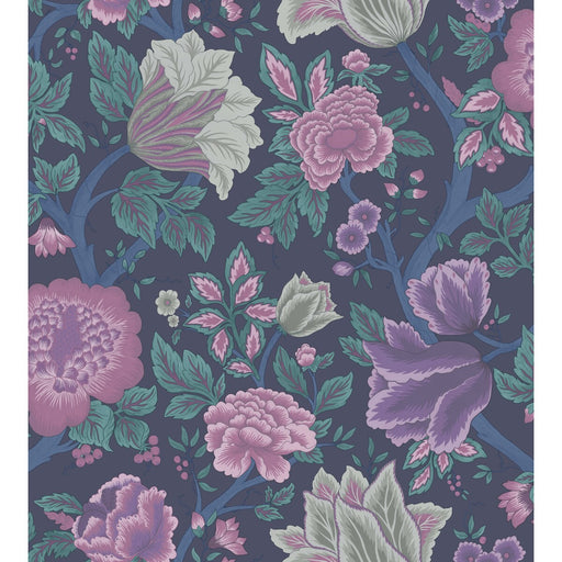 COLE & SON - MIDSUMMER BLOOM- MULB/TEAL - Wallcovering by the Roll MULB/TEAL