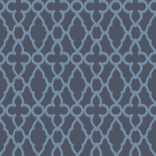COLE & SON - TREILLAGE- CERULEAN/MIDNIG - Wallcovering by the Roll CERULEAN/MIDNIG