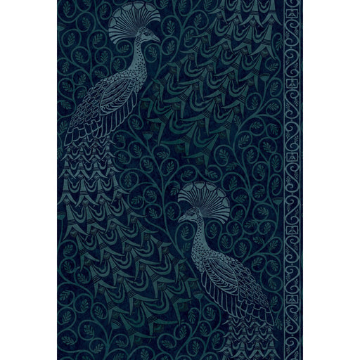 COLE & SON - PAVO PARADE- M PETROL/INK - Wallcovering by the Roll M PETROL/INK
