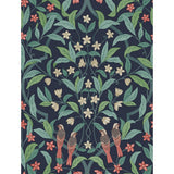 COLE & SON - JASMINE & SERIN SYMPHONY- CORAL/PETROL/INK - Wallcovering by the Roll