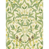 COLE & SON - JASMINE & SERIN SYMPHONY- CHARTREUSE/GRN/WT - Wallcovering by the Roll